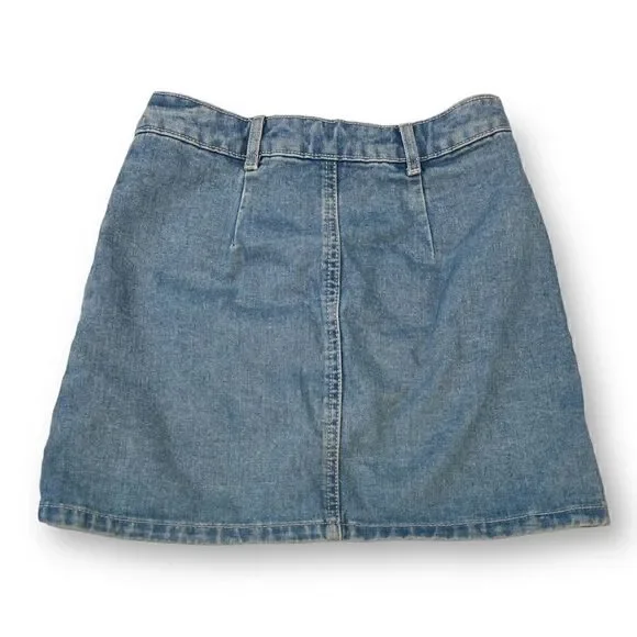 Miss Selfridge Denim Skirt Size US 4 Petites - Picture 4 of 5